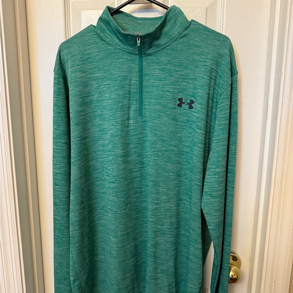 Under Armour Green Quarter-Zip Sweatshirt